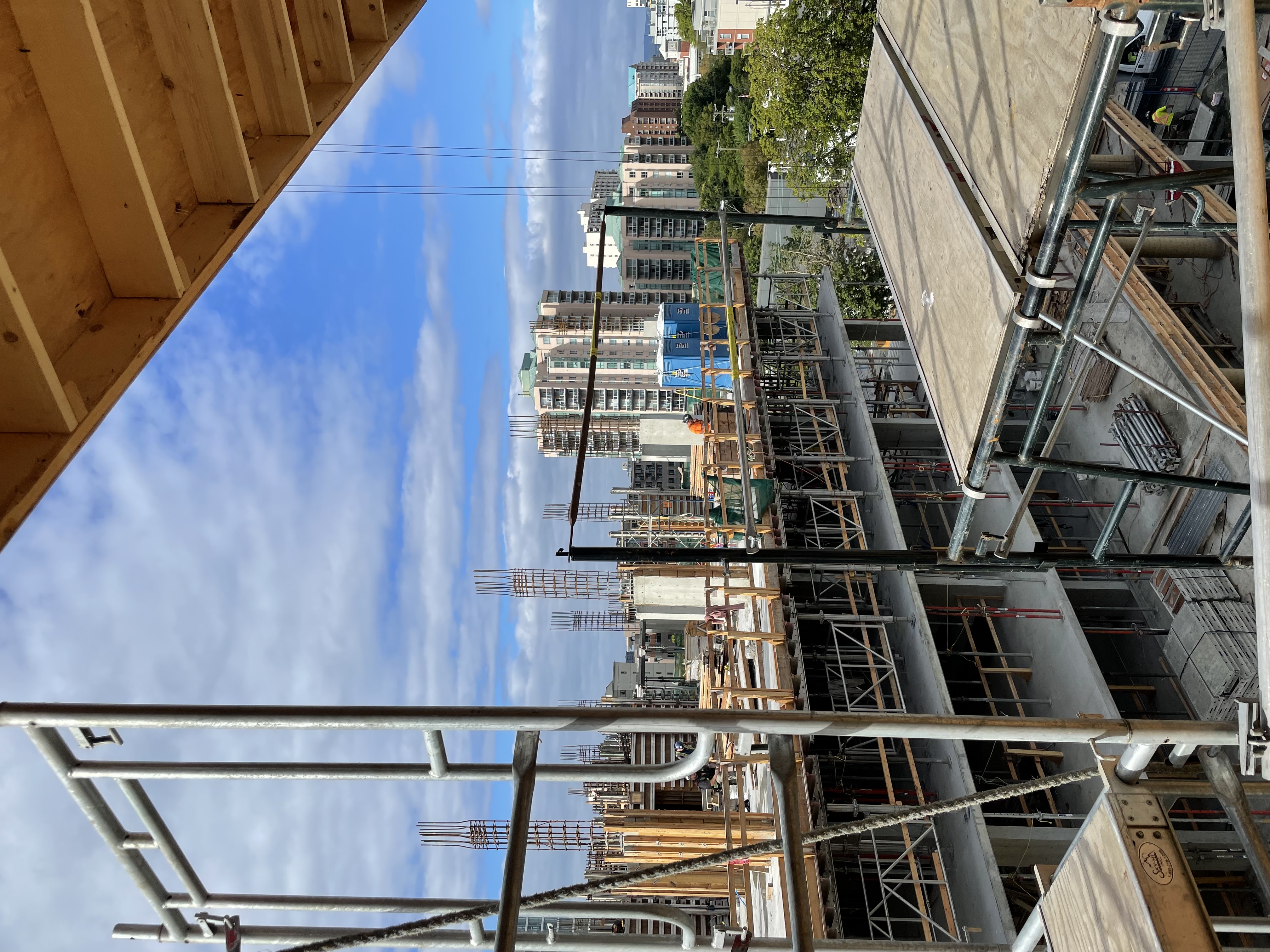 Construction site photograph